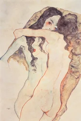 Two Embracing Women
